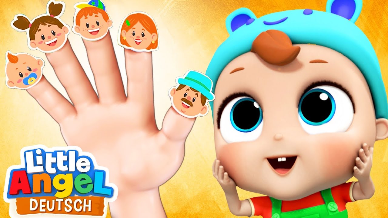 Vater, Mutter, Bruder, Schwester und ich | Kinderlieder mit Klein Joni | Little Angel Deutsch