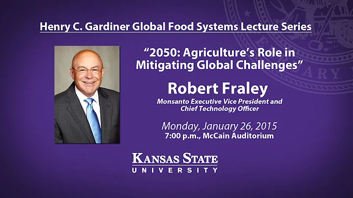 Henry C. Gardiner Global Food Systems Lecture | Ro...