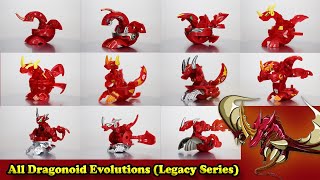 All Dragonoid Evolutions!!! (Legacy Series: Seasons 1-4)