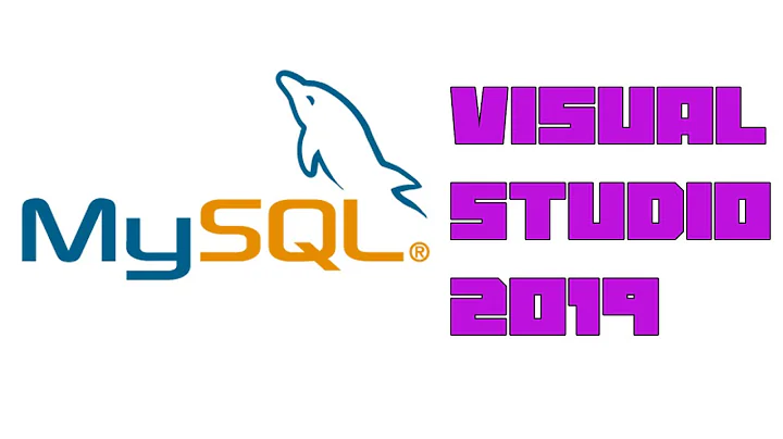 MySQL Connector for Visual Studio 2019