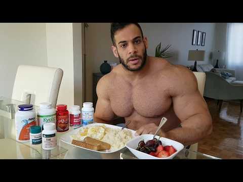 Full Day of Bodybuilder&rsquo;s MEALS! - وجبات يوم كامل لزيادة عضلات بدون دهون