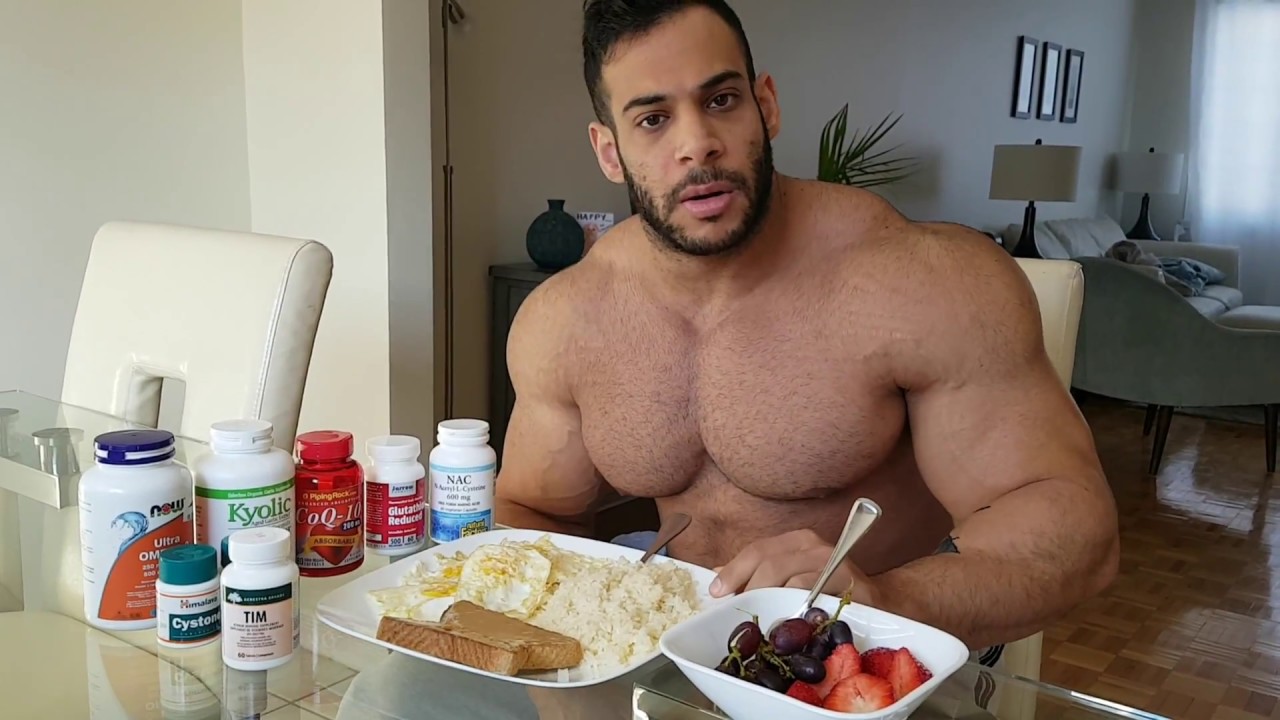 Full Day of Bodybuilder's MEALS! - وجبات يوم كامل لزيادة عضلات بدون دهون