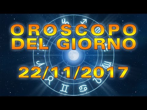 Video: Oroscopo 22 Novembre