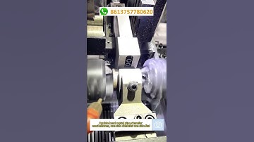 Double head metal pipe chamfer machellones, one side chamfer one side flat