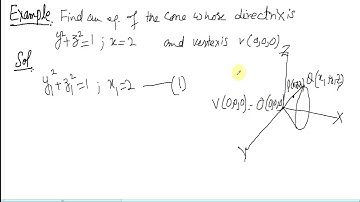 #MTH403 Lecture 36 Part 3 || Cone Example 2 || Virtual University