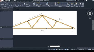 AutoCAD Drawing 7 Roof Truss