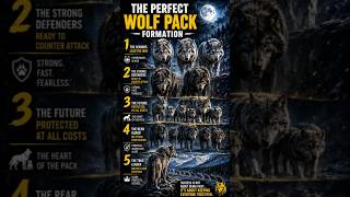 🐺 The Secret Wolf Pack Formation | True Leadership Explained #shorts