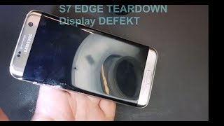 Samsung S7 EDGE G935F Teardown, Akkudeckel entfernen, Display tauschen, разбор с7 едже