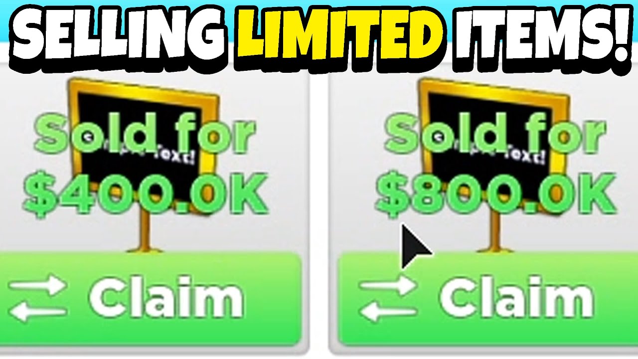 Selling Limited Items On The Auction House In My Restaurant Roblox Youtube - roblox auction house