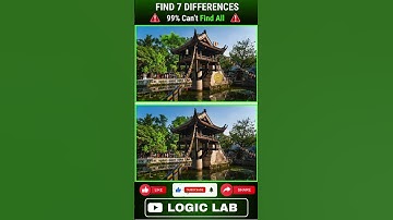 Only 1% Can Spot All 7 Differences! 🤯 | Spot the Difference Puzzle |  #shorts #findthedifference