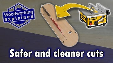 DIY Zero Clearance Throat Plate for a Dewalt DW745 Table Saw