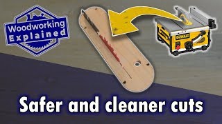 DIY Zero Clearance Throat Plate for a Dewalt DW745 Table Saw