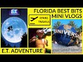 Florida Parks Best Bits Mini Vlogs | E.T. Adventure Ride, Universal Studios