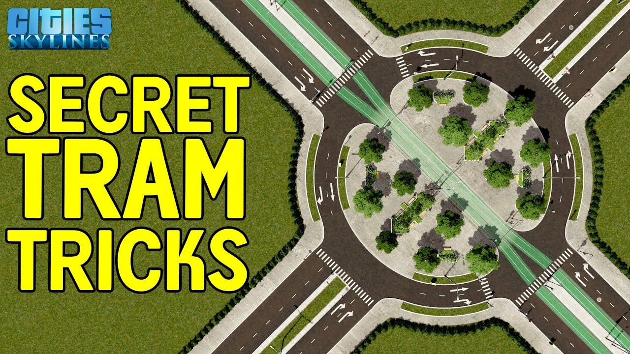 New Effective Tram Intersections in Cities Skylines