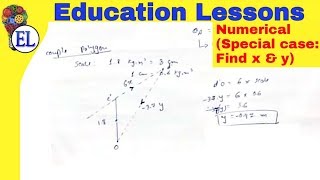 Numerical:(Find x & y)Balancing of masses rotating in different planes [DOM/TOM]