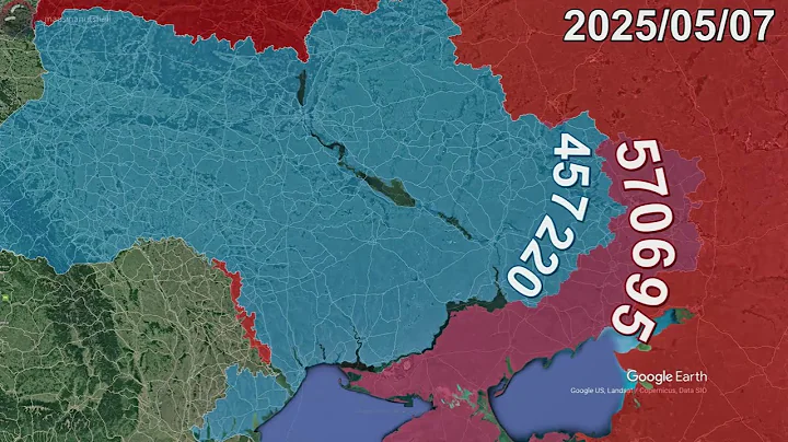 Russian Invasion of Ukraine: Every Day to November 1st, 2025 using Google Earth