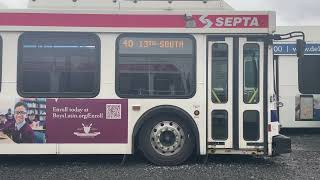 Septa Route 40 to 13th-South announcements