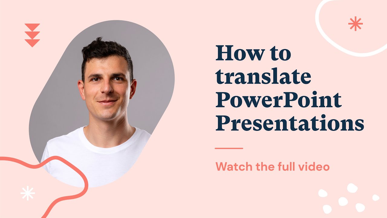 how to translate a powerpoint presentation