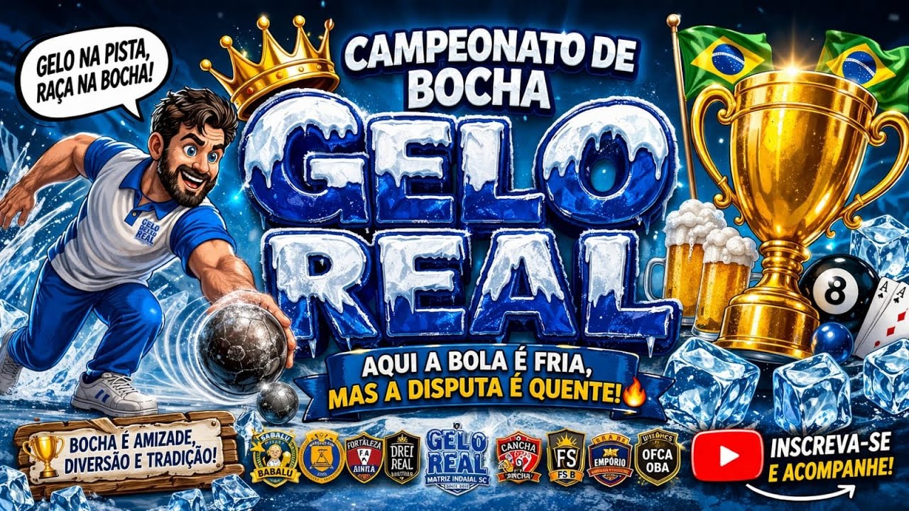Image of video the Campeonato de Bocha Gelo Real no Bar e Cancha São João em Blumenau 5