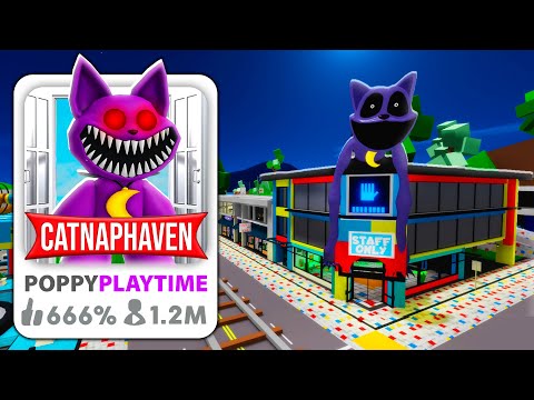 I CREATED Brookhaven for CATNAP from Poppy Playtime 3!