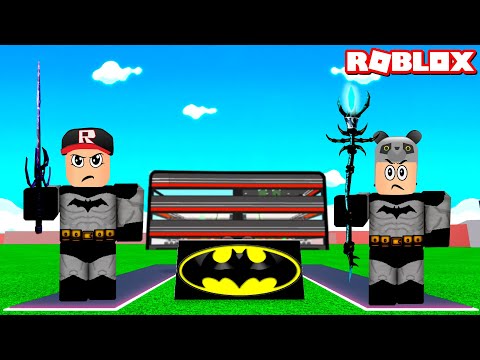 Batman Olduk!! Süper Kahraman Fabrikası - Panda ile Roblox Super Hero Tycoon