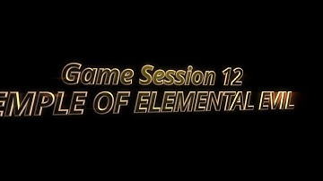 Temple of Elemental Evil Session 12