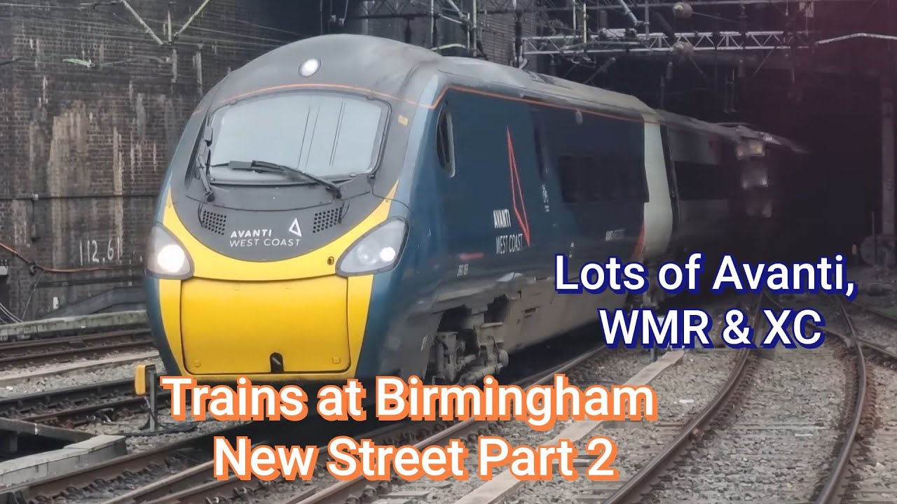 Trains at Birmingham New Street WCML Final Part | 1/11/2024