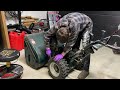 DIY powered electric wheelbarrow using a snow blower. The “Dirt-E-Dump” Mp3 Song