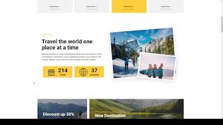 Aventoura - Travel and Tour Agency Elementor Template Kit travel agency modern