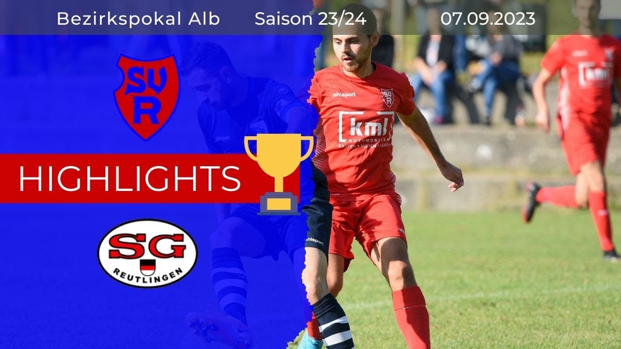 SVR gewinnt Pokalderby | SG Reutlingen 2 gg. SV Rommelsbach | ALLE TORE | Bezirkspokal Saison 23/24