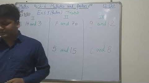 class 4 ch6 ex 6.3 factors Q1