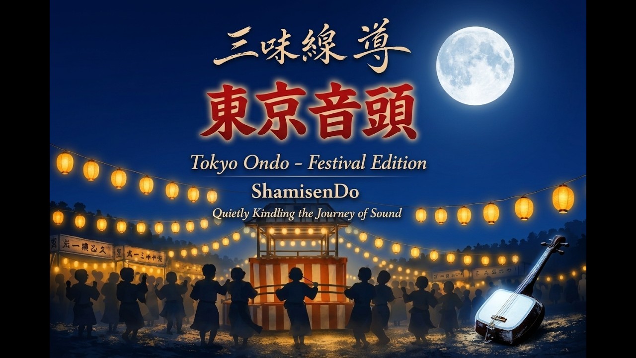東京音頭｜Tokyo Ondo – Traditional Japanese Folk Song｜Tsugaru
