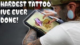 The HARDEST TATTOO I have EVER DONE!!