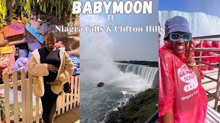 Babymoon at Niagara Falls \& Clifton Hill | First Time Mom| Babymoon getaway in Canada 🇨🇦