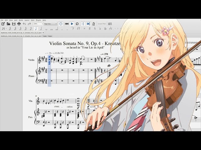 Violin, Shigatsu wa Kimi no Uso Wiki