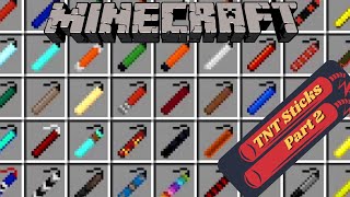 Minecraft: Amazing LUCKY TNT MOD (28+ DYNAMITES EXPLOSIVE) TOO MUCH MORE DYNAMITES Part 2