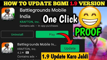 How to download bgmi 1.9 Update | 1.9 Update Not Showing Problem Solve|bgmi New Update Not Showing |