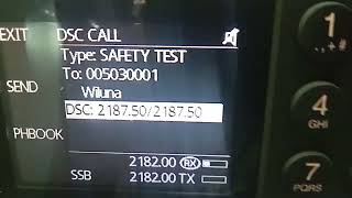 Cara Pengetesan COBHAM SAILOR 6301 MF/HF DSC TEST Call to Coast station WILUNA