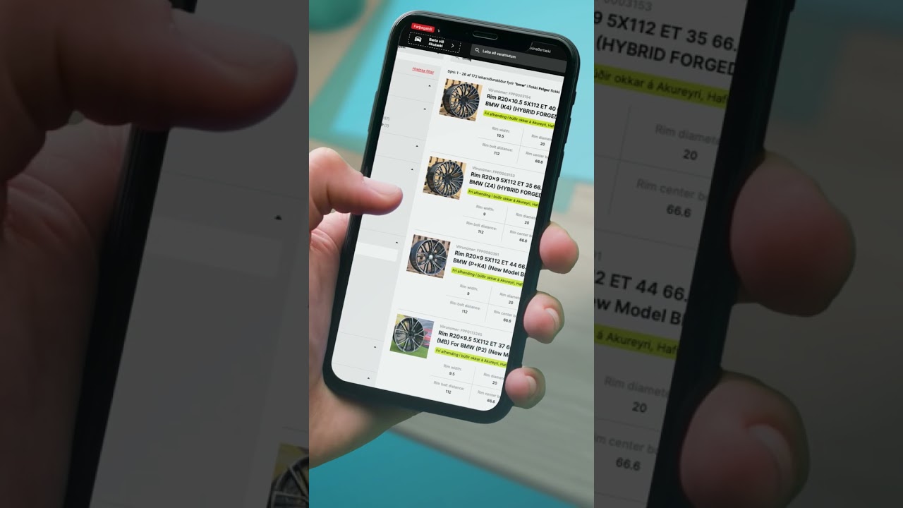 Fast Parts – alhliða felgur, dekk