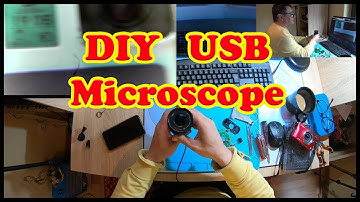 DIY USB Microscope McGyver style? Why not!