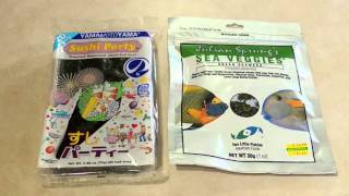 Feeding Tangs Nori VS Sea Veggies