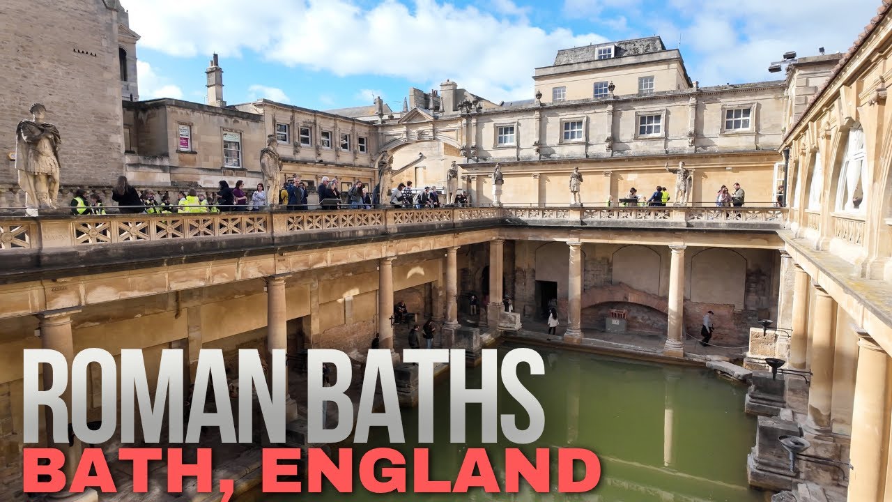 Исследование Римских бань — Чудо, которое ОБЯЗАТЕЛЬНО К ПОСЕЩЕНИЮ в Бате, Великобритания!