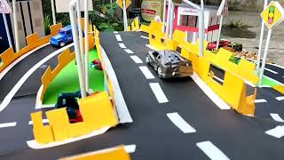 3D Miniature Highway And Railroad Engineering (CLOVER LEAF INTERCHANGE)