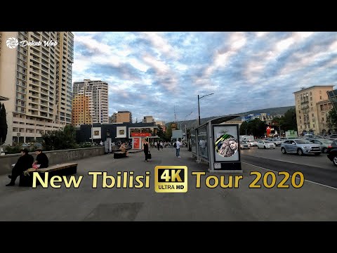 New Tbilisi, Georgia in 4K Tour 2020 | A Kazbegi Ave & Peking Ave - Новый Тбилиси, Грузия в 4K  2020