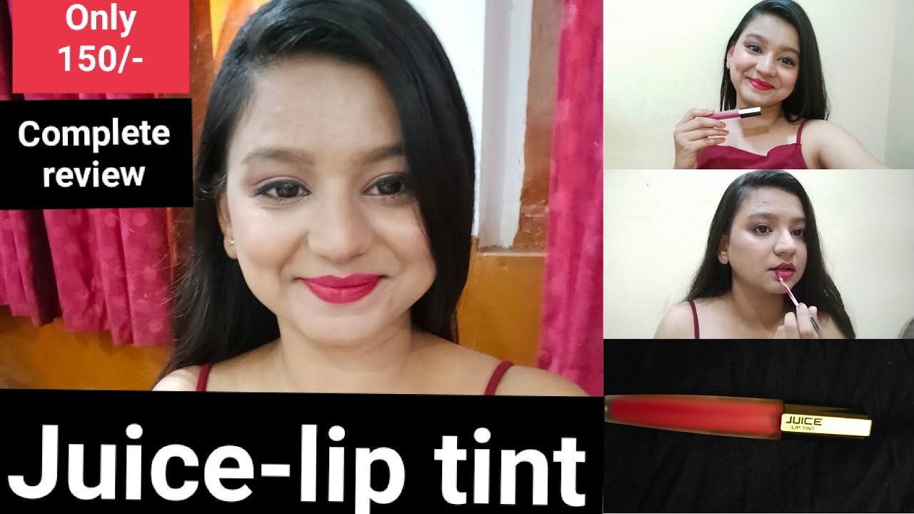 Juice cosmetic Lip tint review best affordable lipstick YouTube