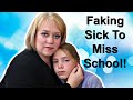 Faking Sick To Miss School! | Big Channel News!