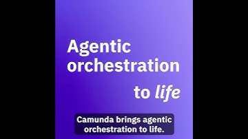 Bringing #AgenticOrchestration to Life with #Camunda