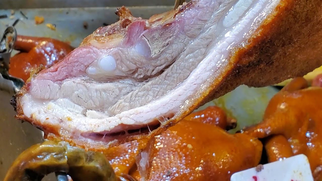 Iconic Roasted Pig,Roasted Pork belly,Roasted Duck#HongKongStreetFood ...