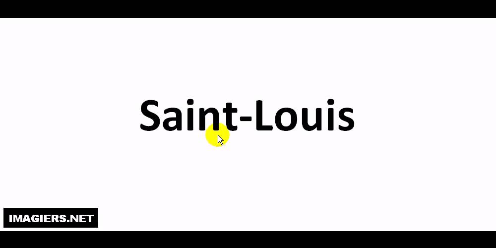 How to pronounce in French # Saint Louis - YouTube