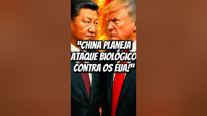 China: ataque biológico contra os Estados Unidos!?